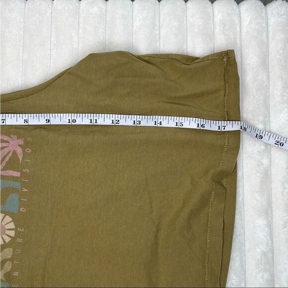 Billabong Olive Green Crop Top - Picture 5 of 6